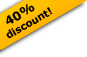 Nu 40% extra korting!